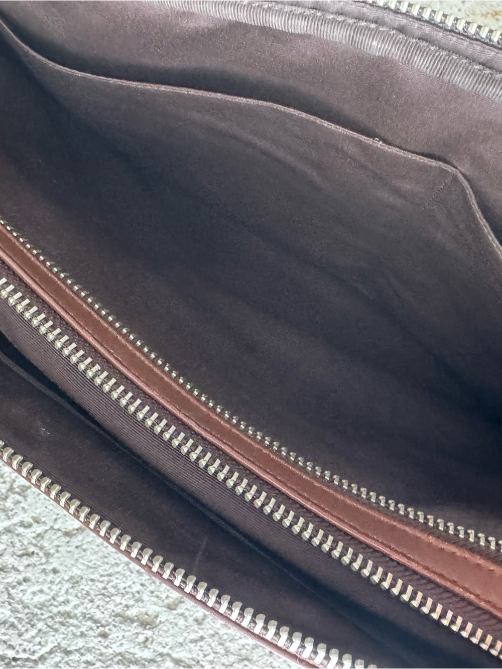 Coach Brown Leather Top-Handle Briefcase - Picture 8 of 12